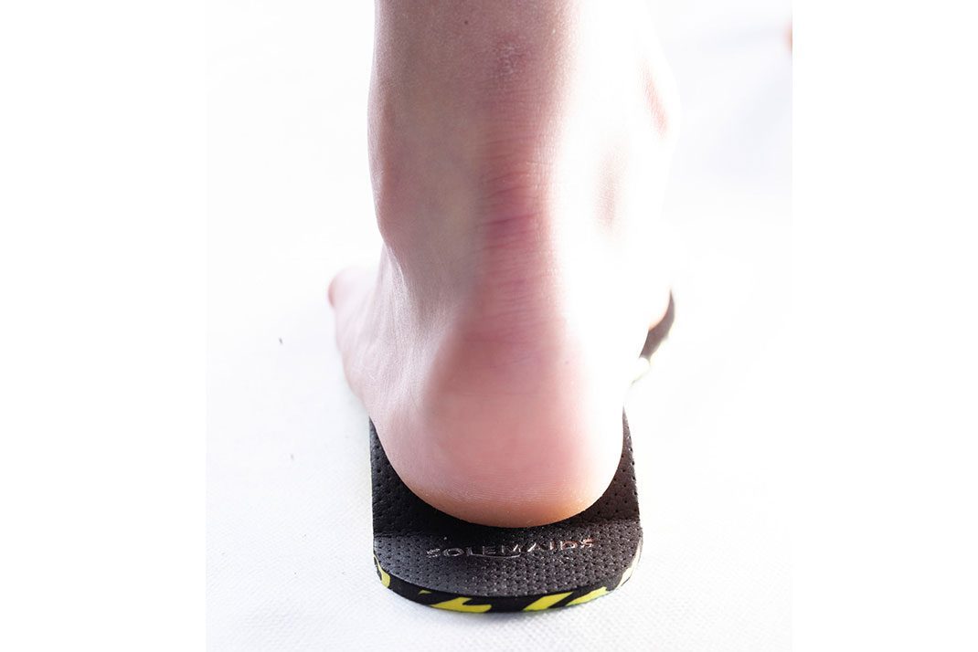 Comparison of foot pressure with and without Solemaids heel support